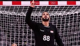 كريم هنداوي حارس منتخب مصر لليد 