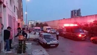 الشرطة المغربية في موقع الجريمة بمنطقة البرنوصي في الدار البيضاء