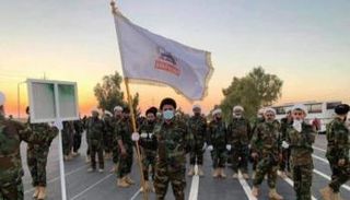 استعراض عسكري لمليشيات الحشد الشعبي في ديالى