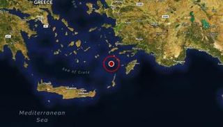 النقطة التي ضربها الزلزال