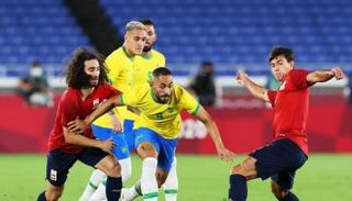مباراة البرازيل وإسبانيا في نهائي أولمبياد طوكيو لكرة القدم