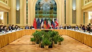 جانب من مفاوضات فيينا حول البرنامج النووي الإيراني