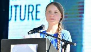 الناشطة جريتا تونبري 