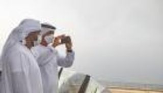 محمد بن زايد يزور "استراحة السحب".. أحدث مشاريع الإمارات السياحية