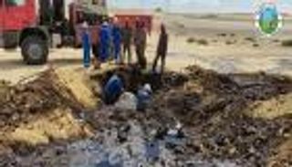 تسرب نفطي يهدد إنتاج الخام في ليبيا