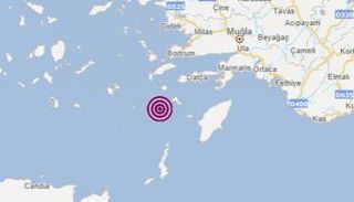 النقطة التي ضربها الزلزال