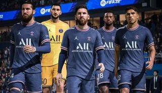 صورة لفريق باريس سان جيرمان من لعبة فيفا