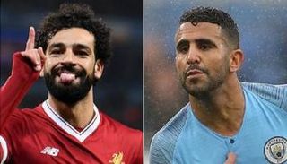 رياض محرز ومحمد صلاح