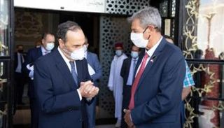 لحبيب المالكي خلال استقبال الوفد الإسرائيلي 