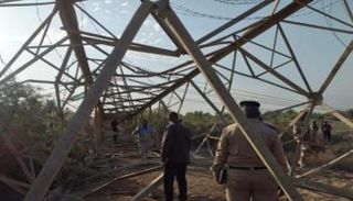 جانب من العملية التخريبية في كربلاء