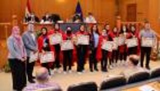 صور.. طالبات مصريات يحصدن جائزة دولية بـ"روبوت لممارسة الرياضة"