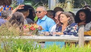 الرئيس الأمريكي الأسبق باراك أوباما خلال الحفل