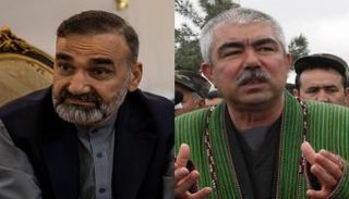 عطا محمد نور وعبدالرشيد دوستم 