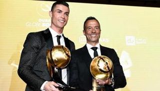 كريستيانو رونالدو مع وكيله خورخي مينديز