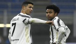 ويستون ماكيني مع كريستيانو رونالدو