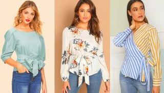 بلوزات صيف 2021 بألوان مختلفة