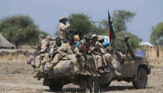 جنود تابعون للقوات الحكومية بدولة جنوب السودان