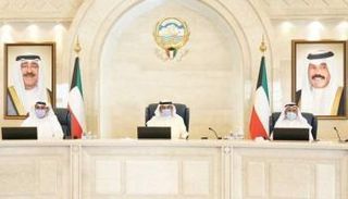 جانب من اجتماع مجلس الوزراء الكويتي