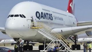 طائرة تابعة لشركة الطيران الأسترالية "كوانتاس"