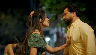 نادين نجيم ومعتصم النهار في مشهد من مسلسل