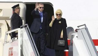 أردوغان وقرينته