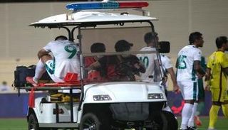 لحظة خروج السومة مصابا