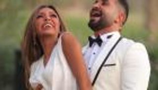 الصور الأولى لعقد قران أحمد سعد وعلياء بسيوني.. "رومانسية بيضاء"