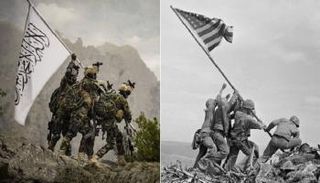 الصورة التي نشرتها القوات الخاصة لطالبان