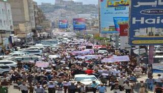 جانب من الاحتجاجات