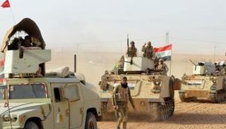 قوة عراقية خلال عمليات مطاردة عناصر داعش