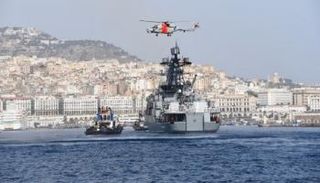 بوارج عسكرية روسية ترسو في ميناء الجزائر