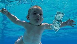 سبنسر إلدن طفلا على غلاف ألبوم نيفرمايند