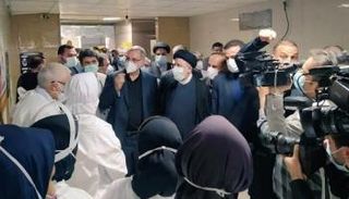 رئيسي خلال زيارته للأهواز