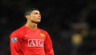 كريستيانو رونالدو بقميص مانشستر يونايتد