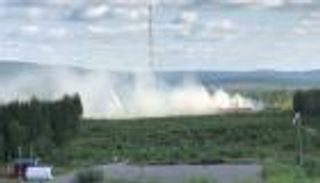 حريق هائل في مركز الأبحاث الفضائية بالسويد