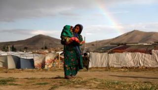 مخيمات للنازحين الأفغان 