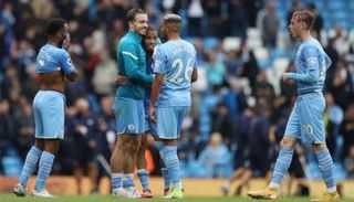 رياض محرز لاعب مانشستر سيتي الإنجليزي