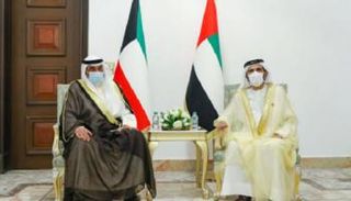 الشيخ محمد بن راشد آل مكتوم ورئيس وزراء الكويت