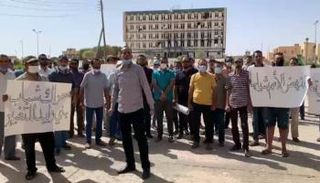 مظاهرات شباب بني وليد غرب ليبيا 