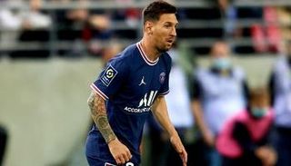 ليونيل ميسي نجم باريس سان جيرمان ضد ريمس