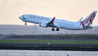 طائرة تابعة لشركة فيرجن أستراليا