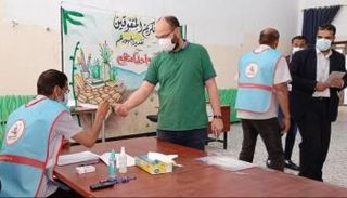 أحد مراكز الاقتراع في ليبيا