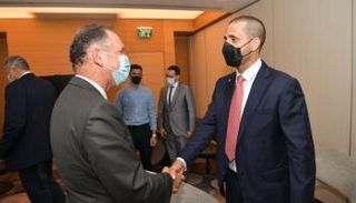 استقبال السفير البحريني في تل أبيب