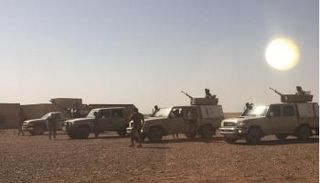 جانب من القوات المشاركة بالعملية العسكرية