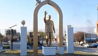 تمثال قاسم سليماني في ياسوج الإيرانية