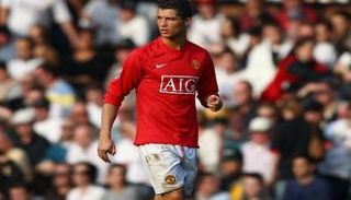 كريستيانو رونالدو بقميص مانشستر يونايتد