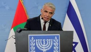 وزير الخارجية الإسرائيلي يائير لابيد