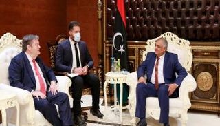 جانب من لقاء القطراني ولاراشي