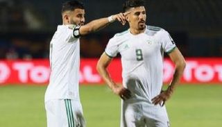 رياض محرز وبغداد بونجاح