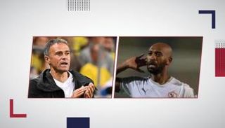 شيكابالا قائد الزمالك وإنريكي مدرب منتخب إسبانيا